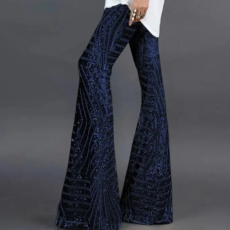 Damenschnitt Paillettenhose