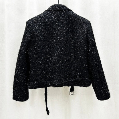 Herren Wolljacke mit Pailletten