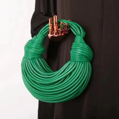 Versilbertes Gewebtes Sac