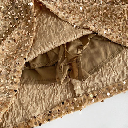 Kurzer Paillettenrock