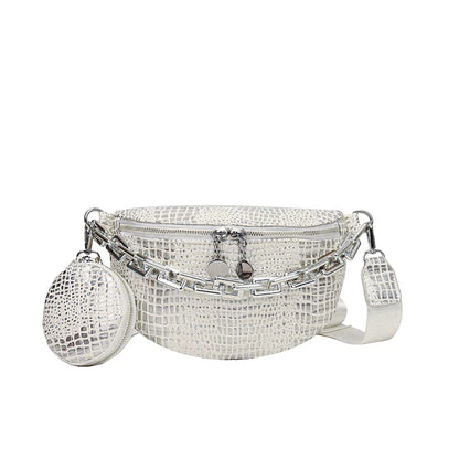 Banane Sac aus goldenen Karos