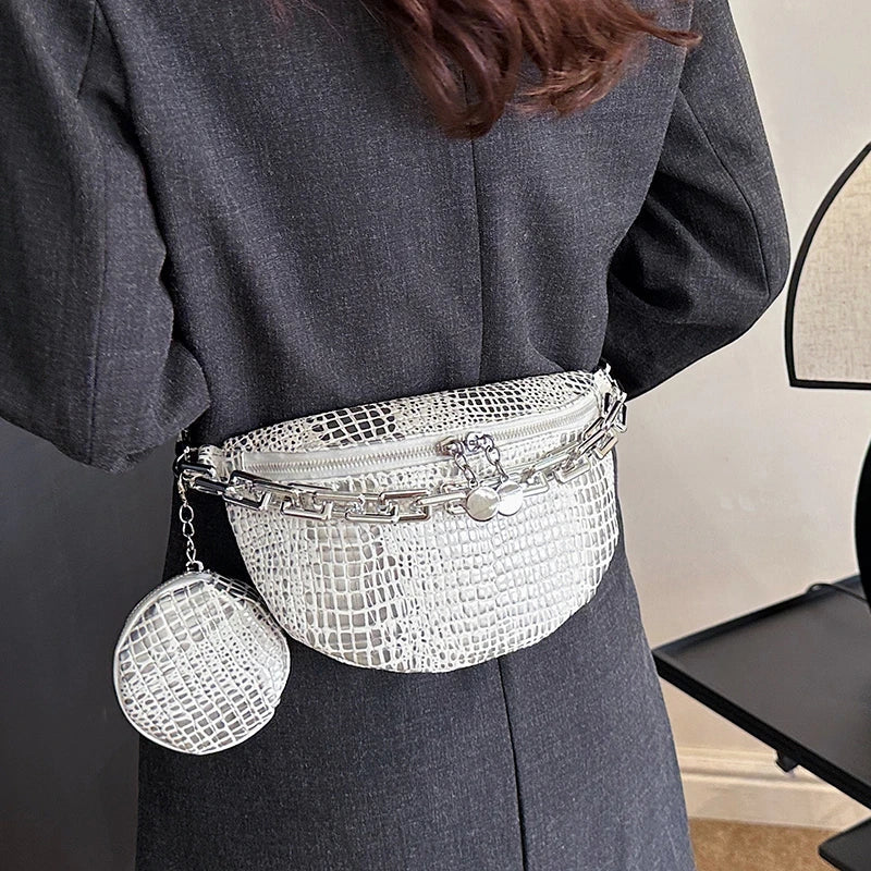 Banane Sac aus goldenen Karos