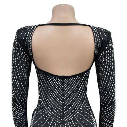 Sexy Pailletten-Jacke mit Strass
