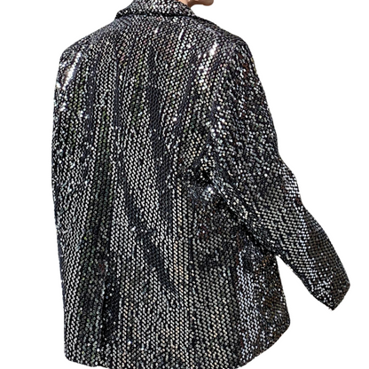 Herren Anzugsjacke Silber