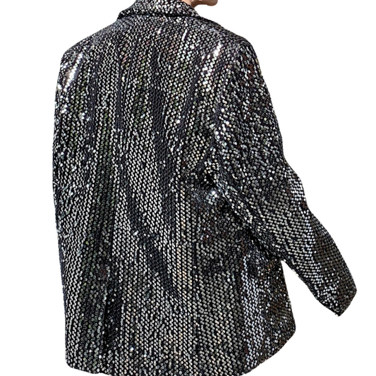 Herren Anzugsjacke Silber