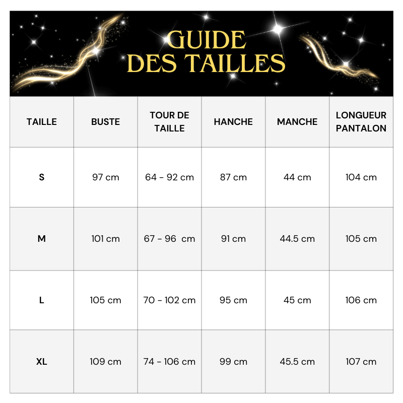 Pantalon und Hemd mit Pailletten