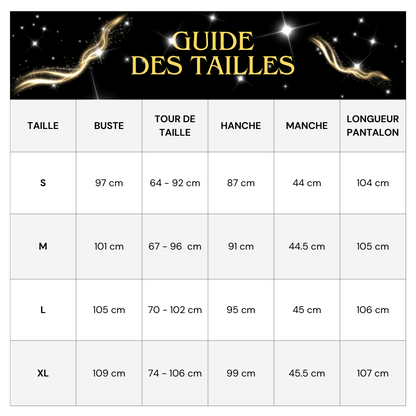 Pantalon und Hemd mit Pailletten