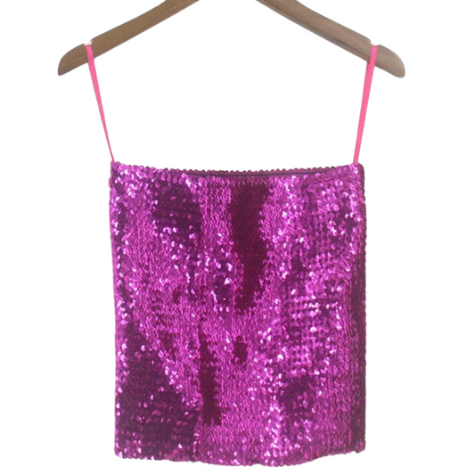 Top Pailletten Damen