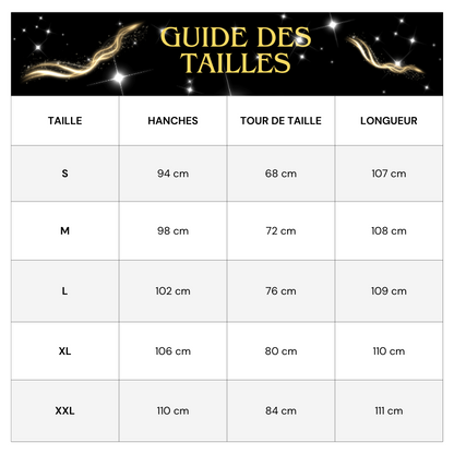 Hoch taillierter Pailletten-Stretchhose