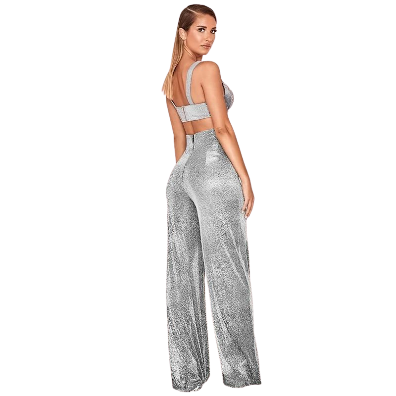 Damen Paillettenhose