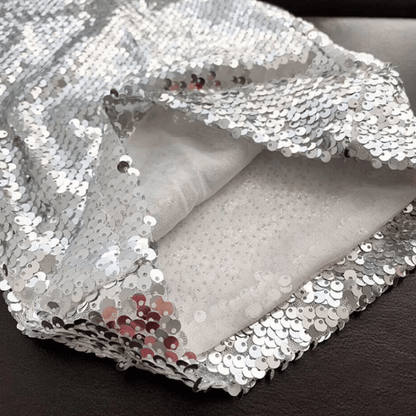 Paillettenhose in Silber